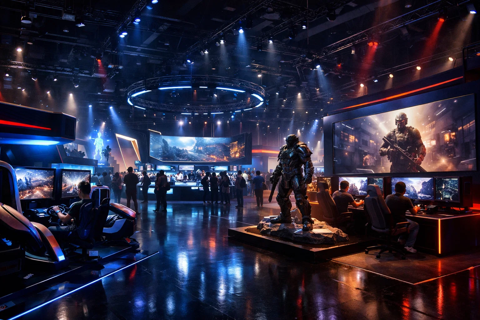 Gaming showcase and expo concept
